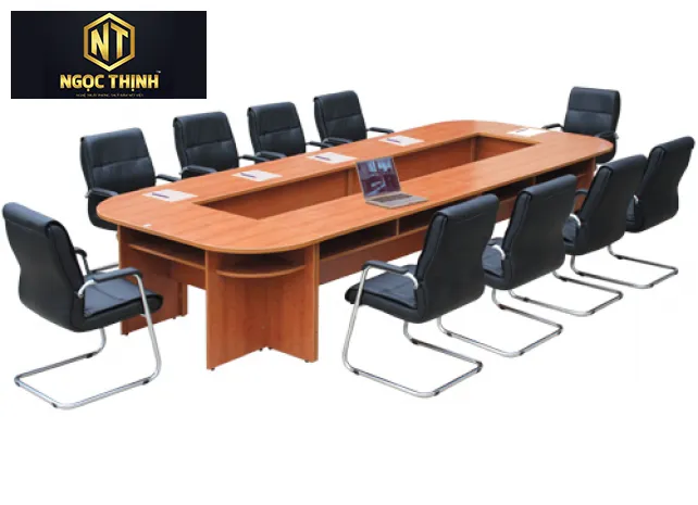 Bàn họp gỗ công nghiệp quây rỗng giữa SVH4016